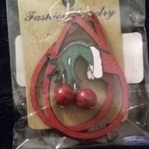 New! The Grinch Dangle Teardrop Earrings